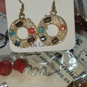 Pendientes donnuts mix