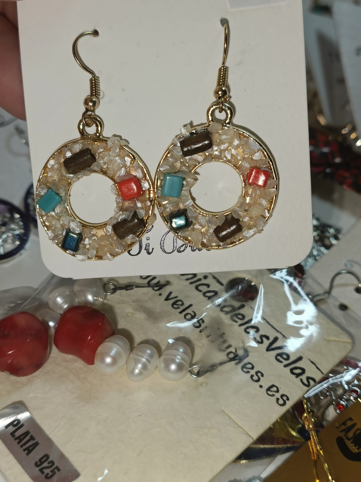 Pendientes donnuts mix