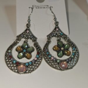 Pendientes Flor largos
