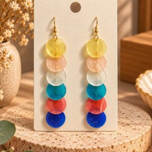 Pendientes de Nácar colores