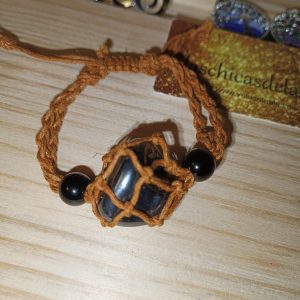 pulsera adaptable marrón