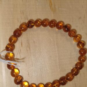 Pulsera Ámbar 6mm (resina)