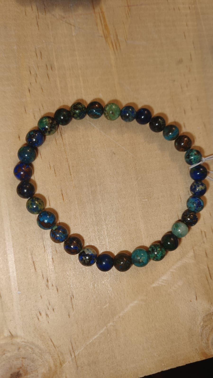 Pulsera Azurita 6mm