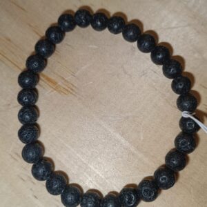 Pulsera de Lava 6mm