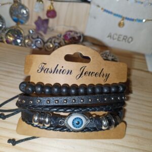 pulsera ojo turco negra