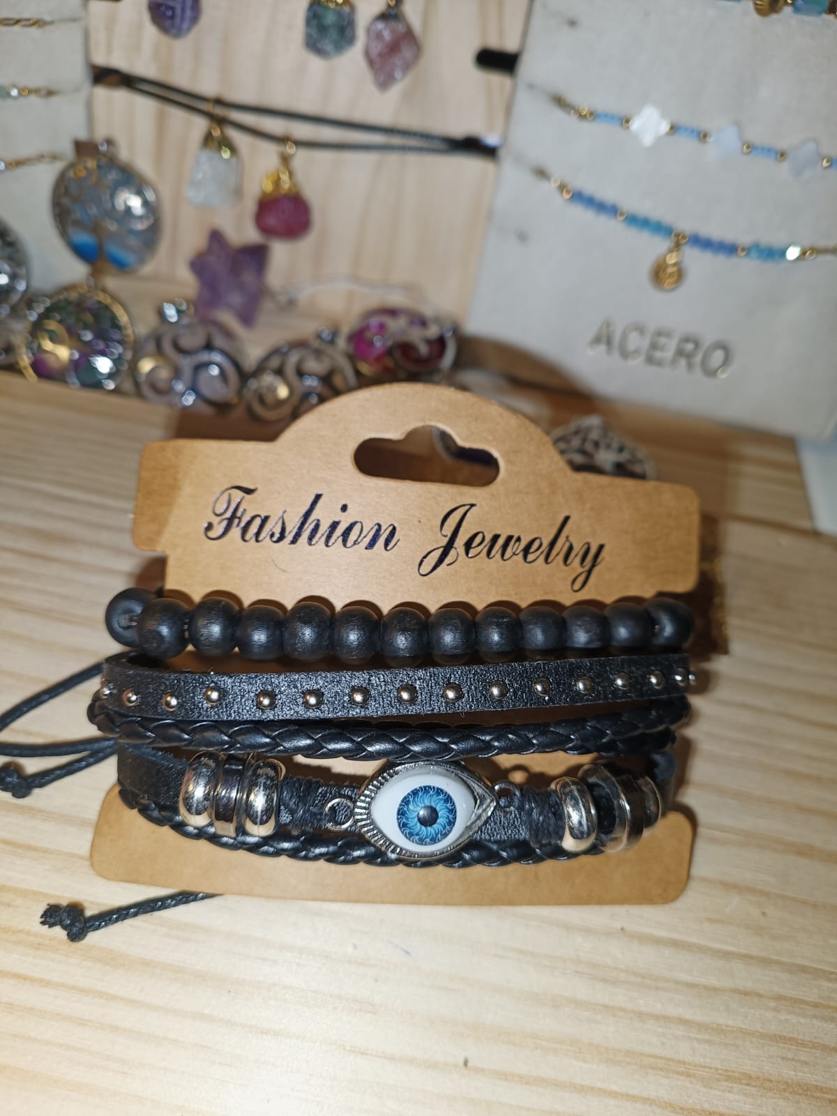 pulsera ojo turco negra
