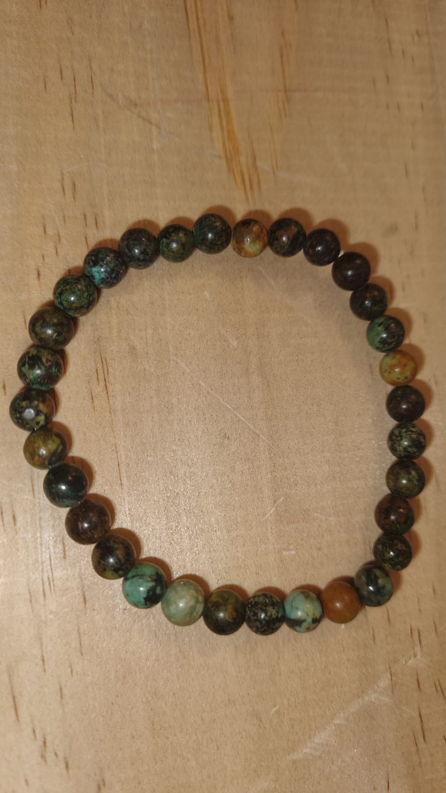 Pulsera Turquesa Africana 6mm