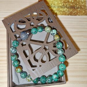 Pulsera Turquesa africana con Dije