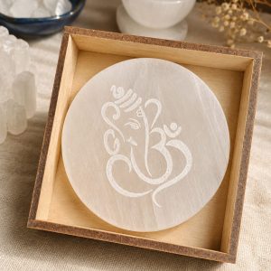 selenita placa Ganesh