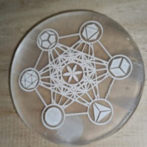 selenita placa metatron 8cm