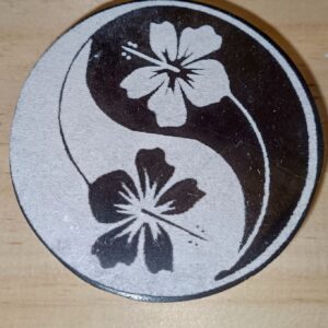 selenita placa ying yang 8cm