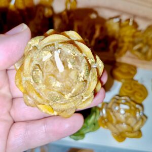 Vela Miel loto oro