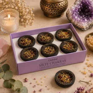 Copas de carbón - siete chakras