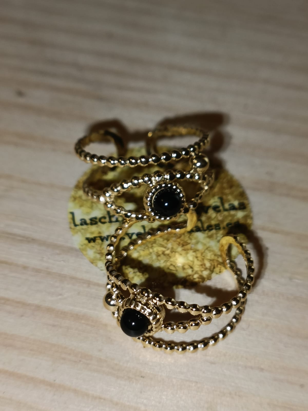 Anillo ojo turco con turmalina