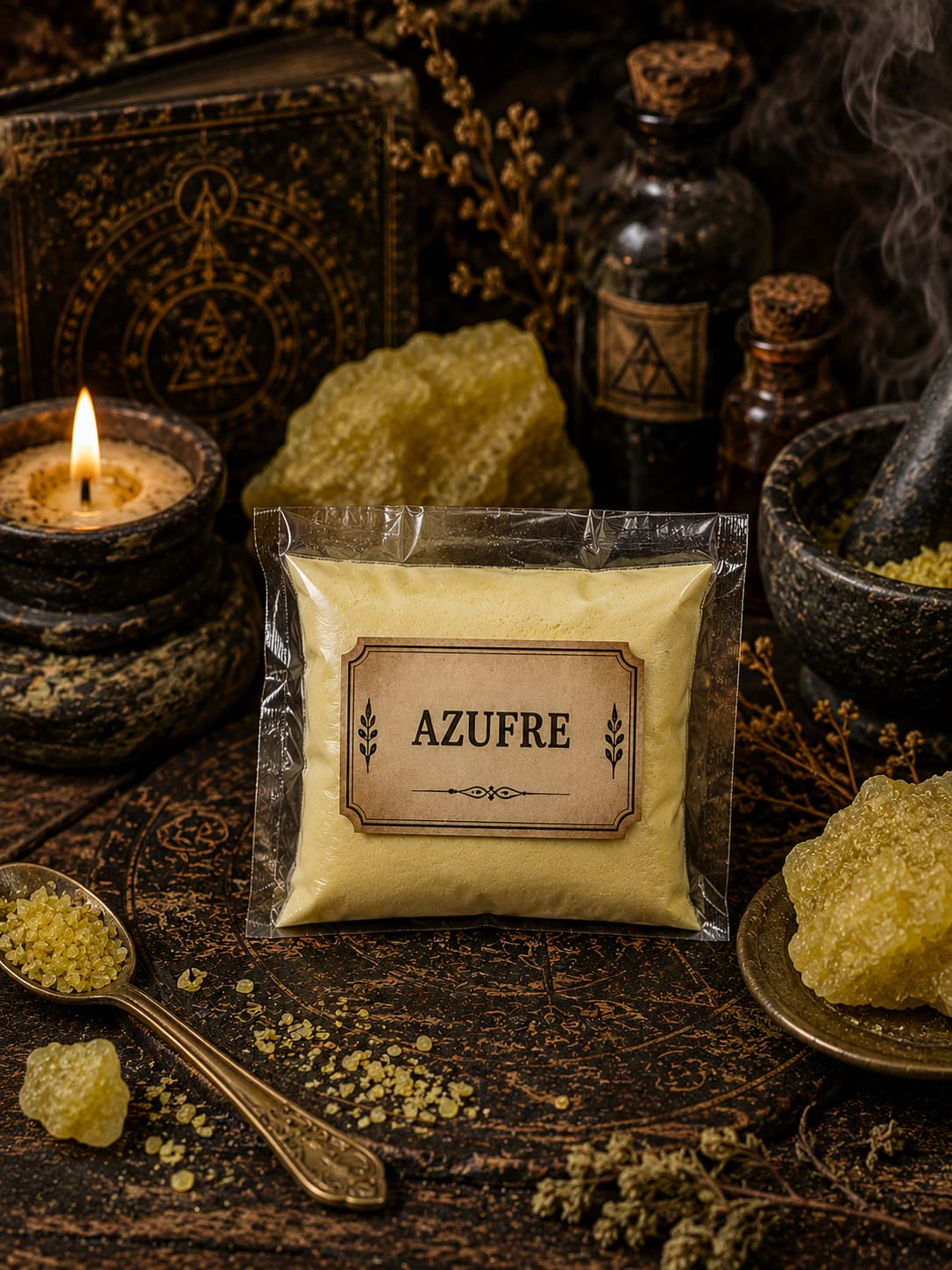 Azufre polvo