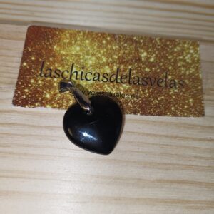 Colgante Obsidiana corazón