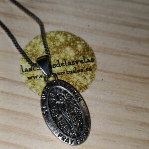 Collar San Judas Tadeo plateado