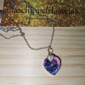 Collar corazón colores