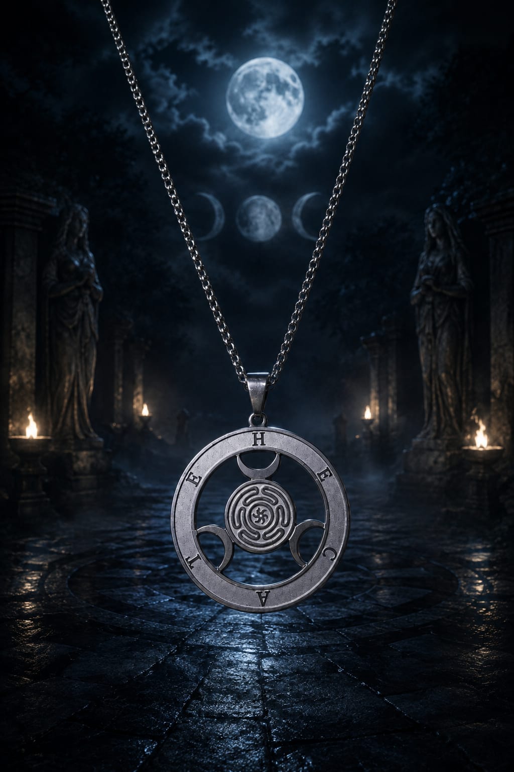 Collar Hecate plateada