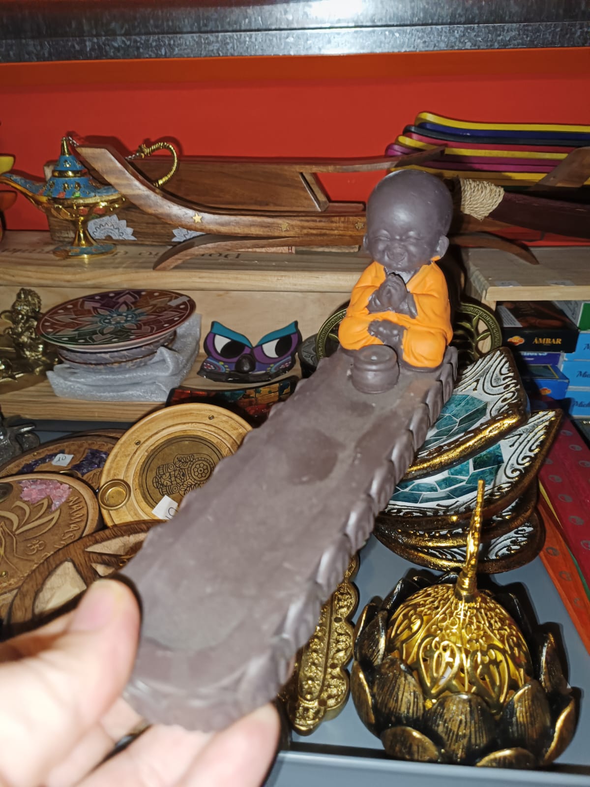 Porta incienso Budha