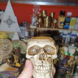 Porta velas Calavera