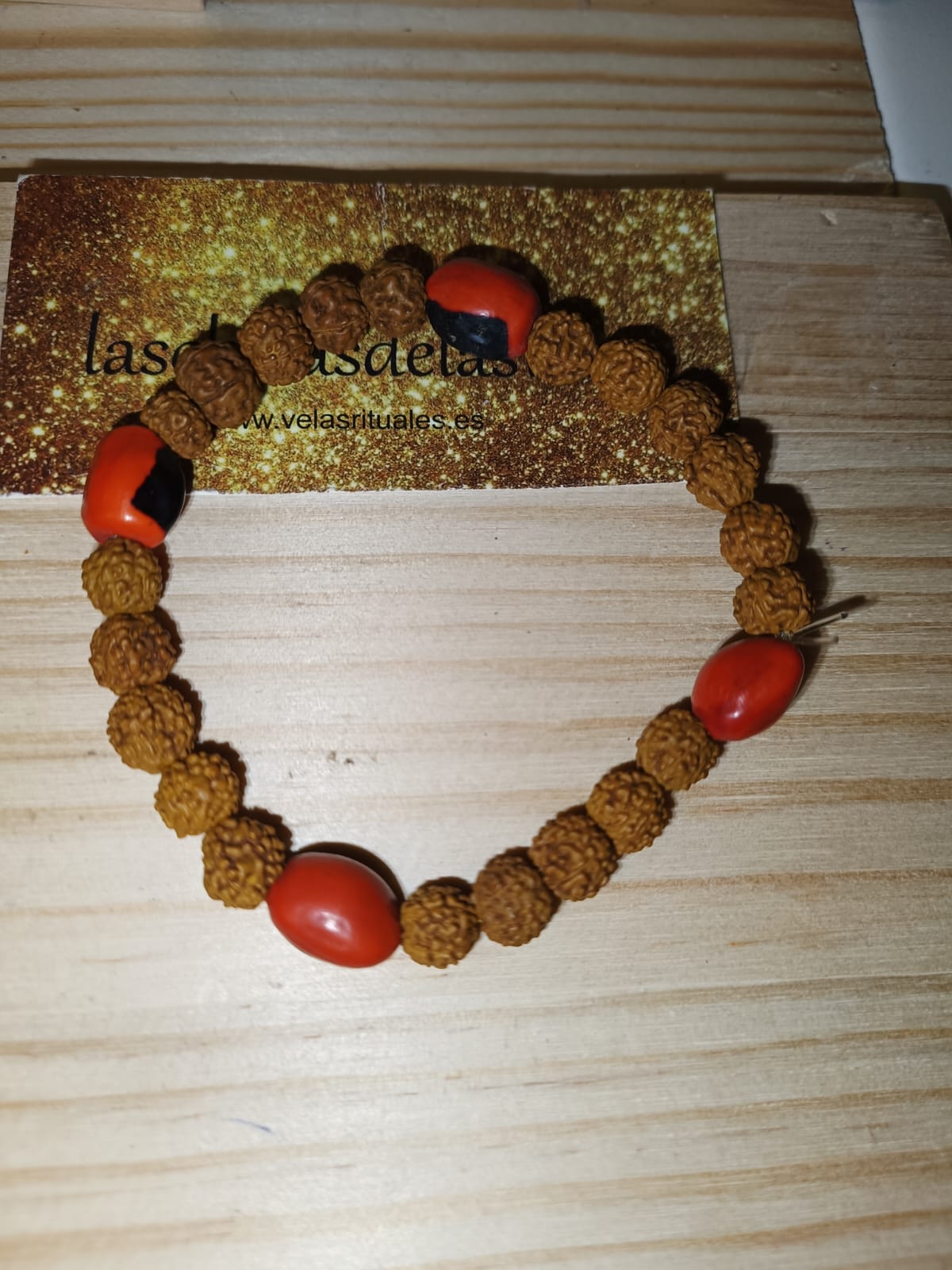 Pulsera semillas 4 Huayruro - Grande