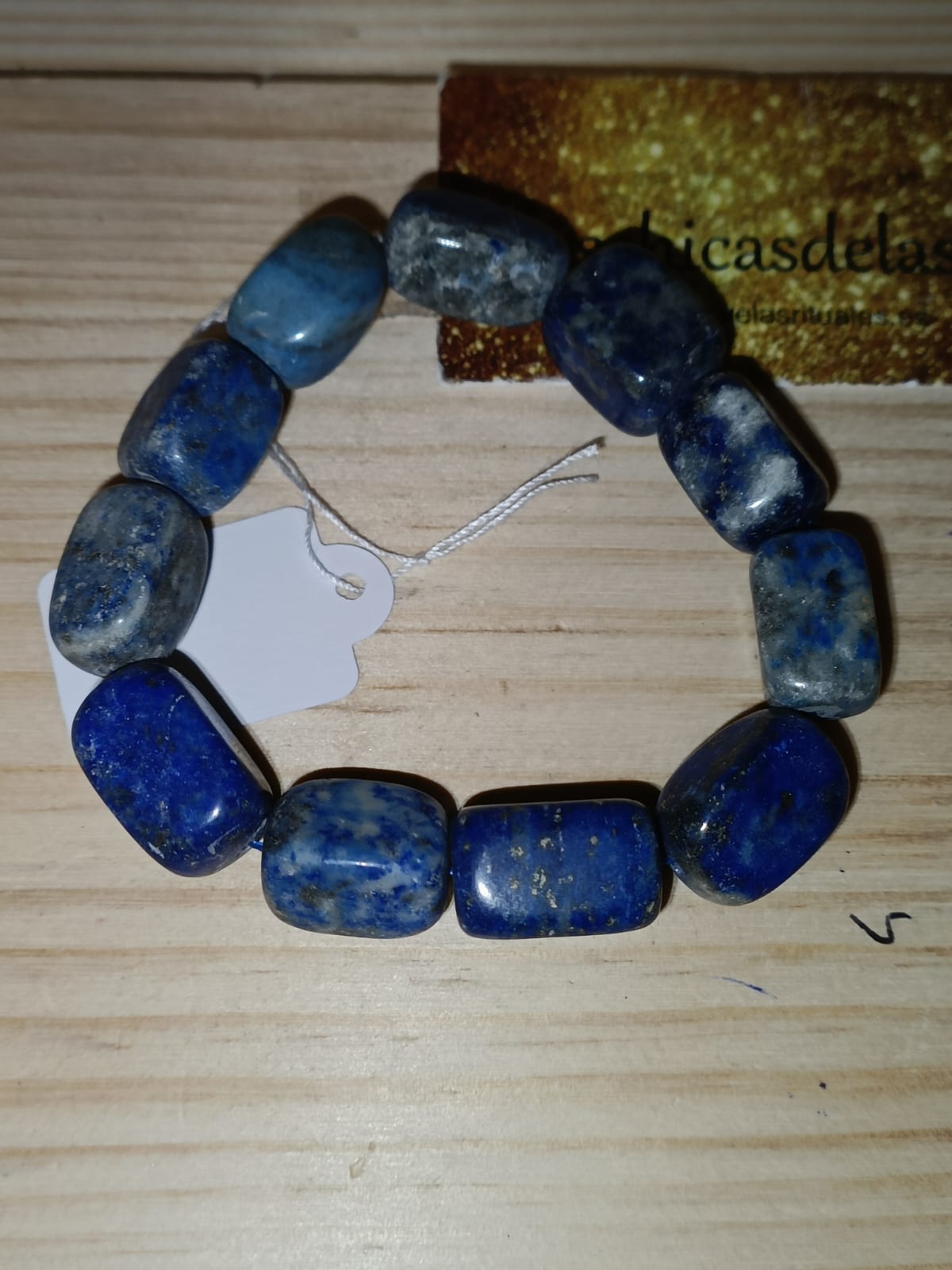 Pulsera Lapislazuli piedras grandes