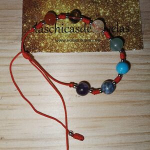 Pulsera siete nudos, 7 chakras