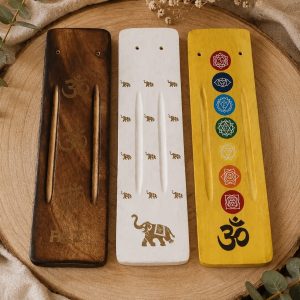 Porta incienso tabla ancha