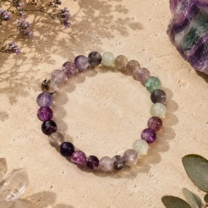 Pulsera Fluorita tamaño grande