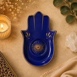 Mano de Fátima azul