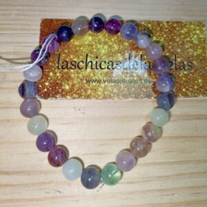 Pulsera Fluorita tamaño grande