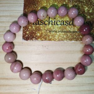 Pulsera rodonita tamaño grande