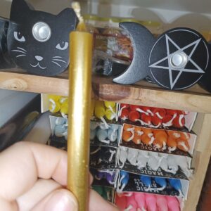 Vela mini oro