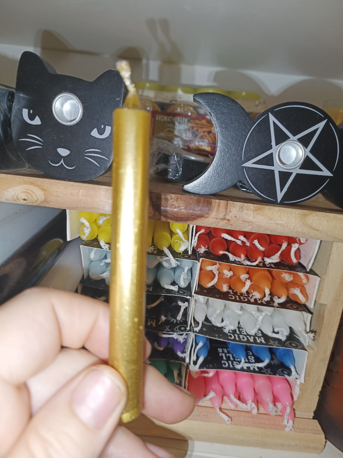 Vela mini oro