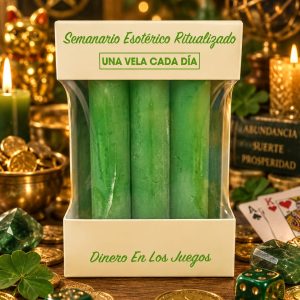 velas esotéricas ritualizadas  Dinero y Juego