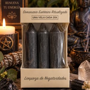 velas esotéricas ritualizadas limpieza de Negatividad