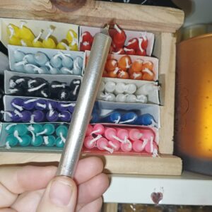 Vela mini bujía Plata