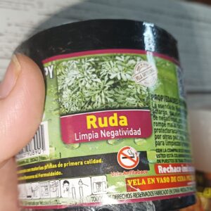 Velón Ruda - Limpieza negatividad y envidias