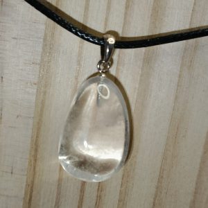 Colgante Cuarzo Blanco gota