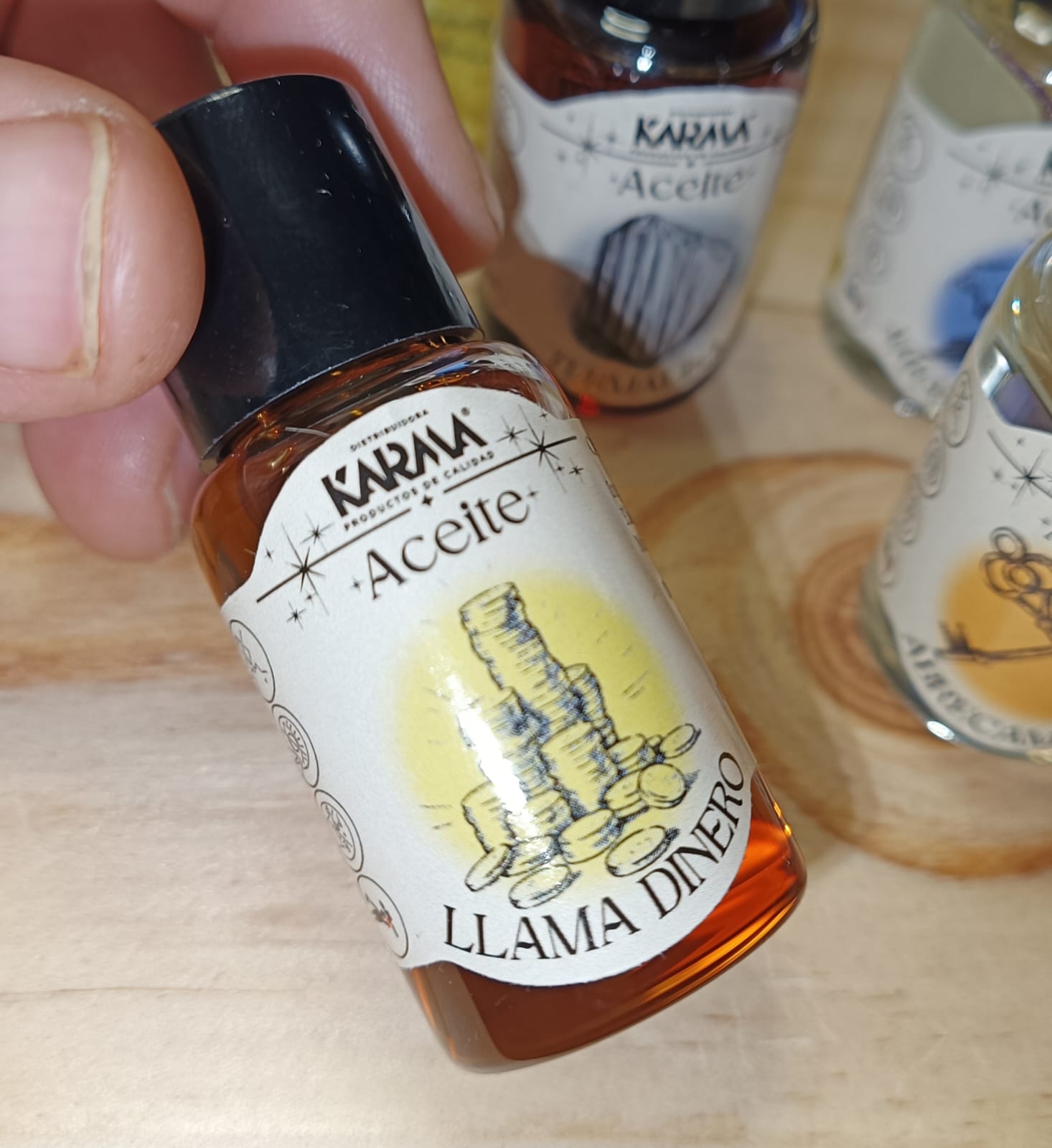 Aceite Llama Dinero