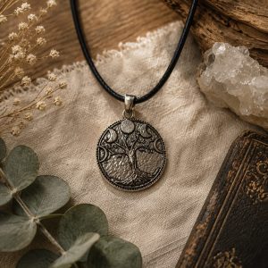 Collar Árbol de la vida con ciclo lunar