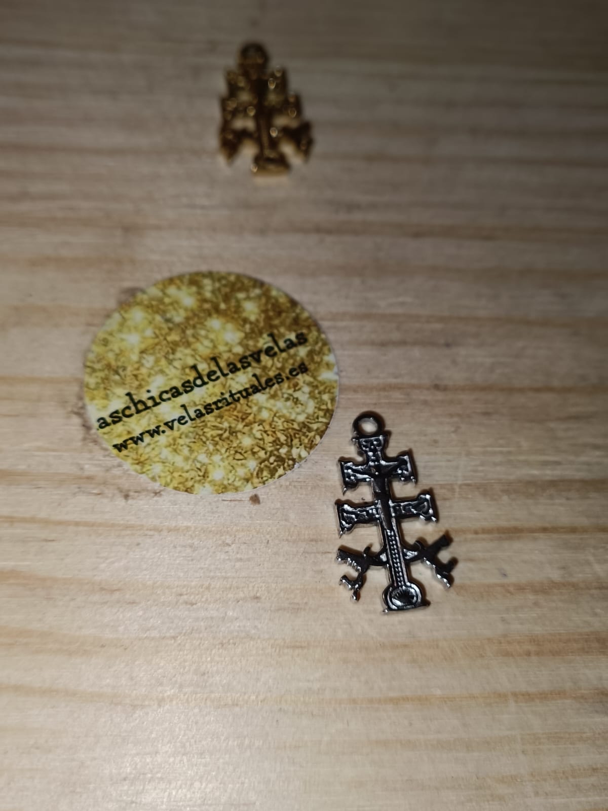 Collar Cruz de Caravaca acero
