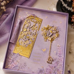 Marca páginas morado