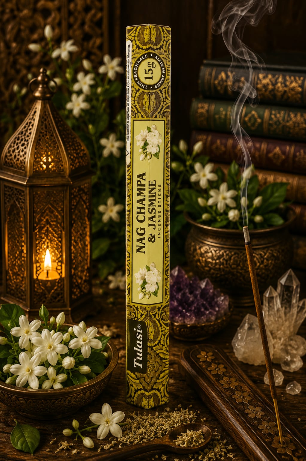 incienso Nag Champa y Jazmín