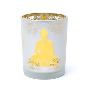 porta velas Budha