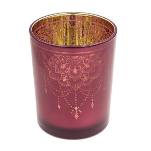 porta velas mandala