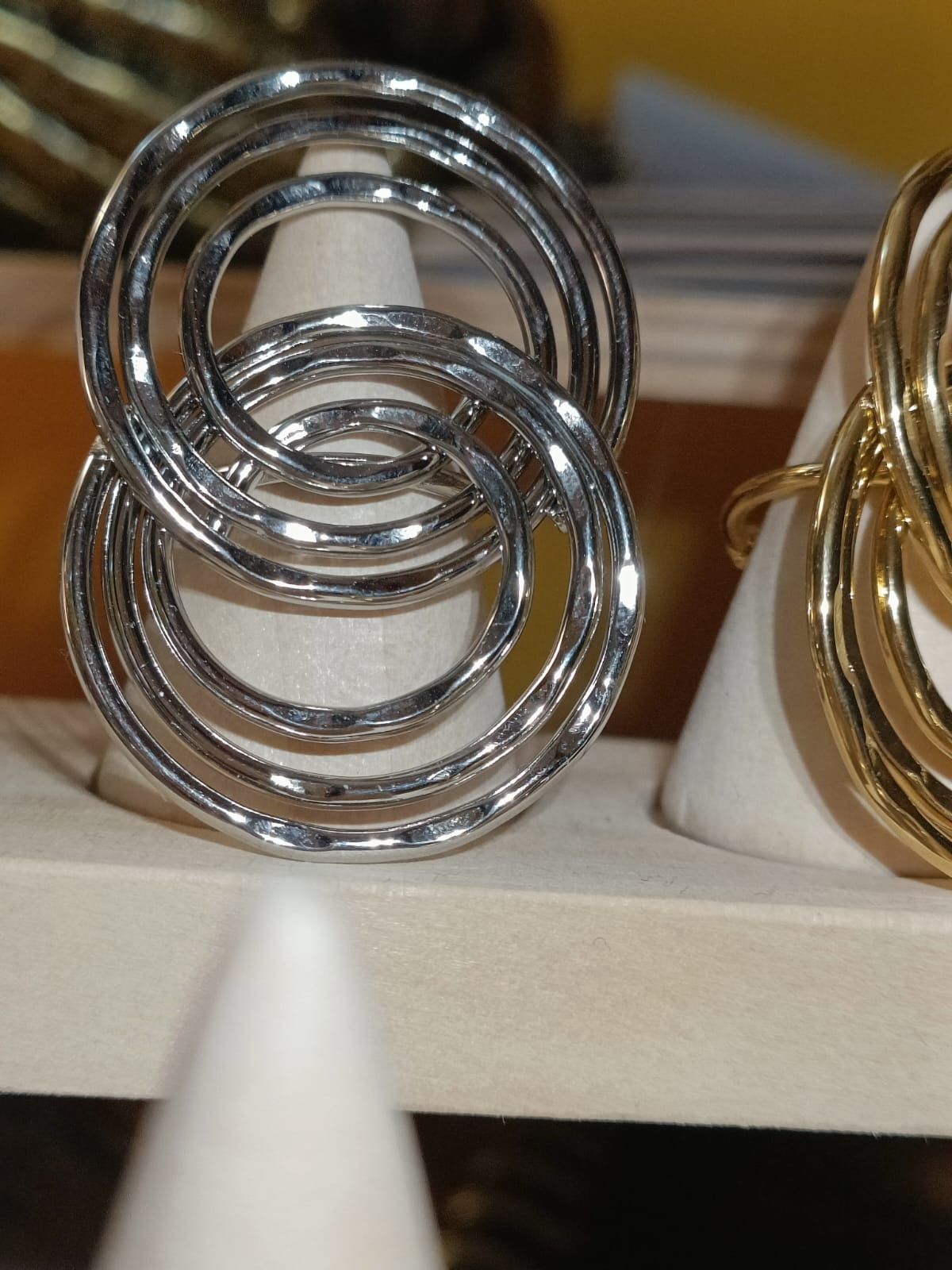 Anillo Unión plateado