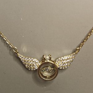 Collar Alas doradas