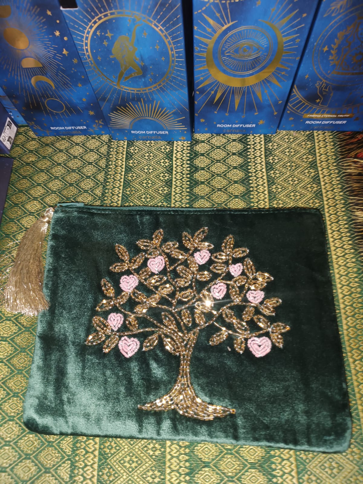 Bolsa terciopelo Árbol de la vida